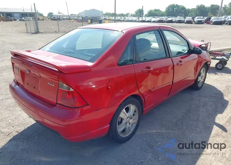 2006 Ford Focus Zx4 из США, поврежденный, VIN 1FAFP38Z46W223471